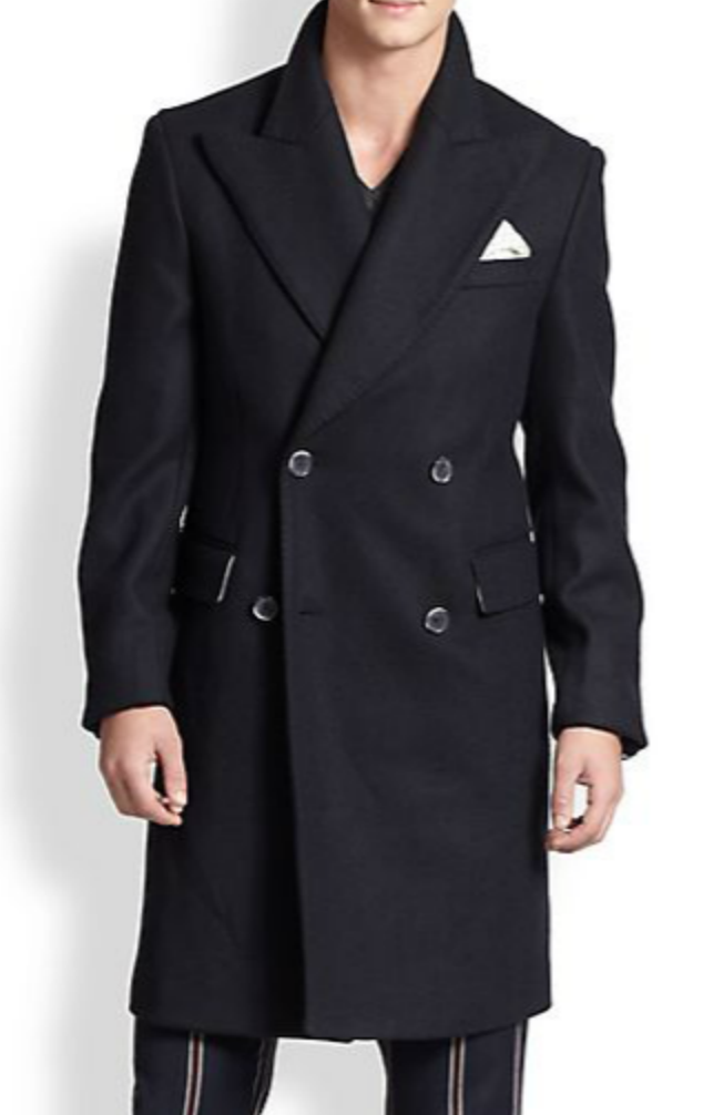 Atelier Scotch Double-Breasted Wool-Blend Coat